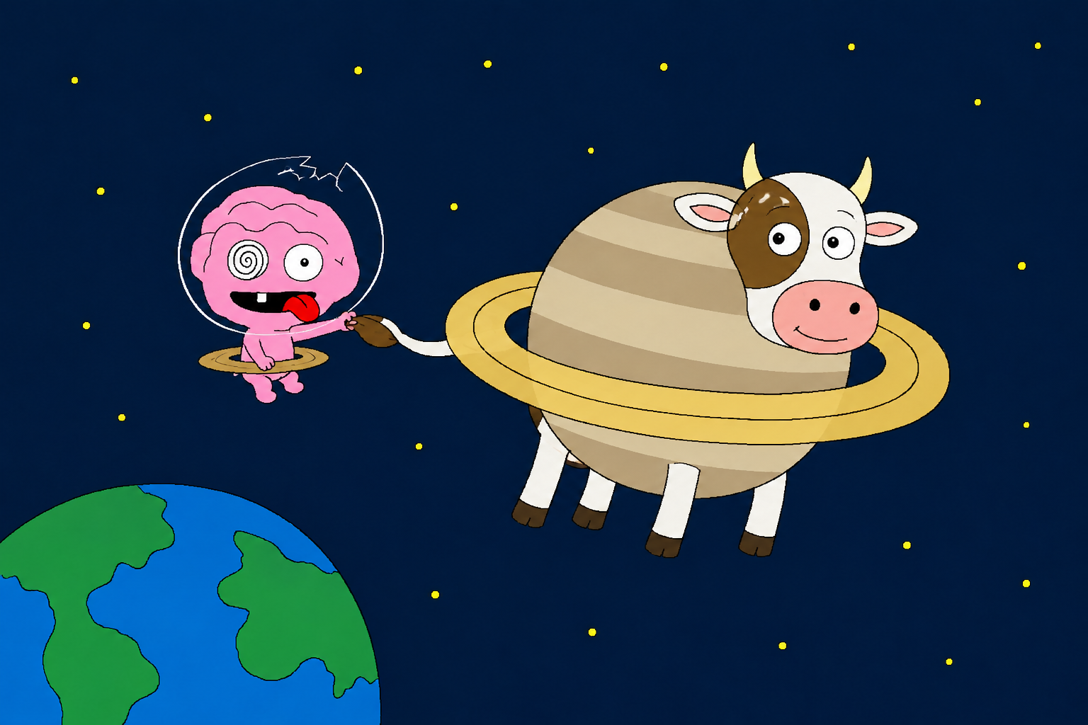orbital cow encounter