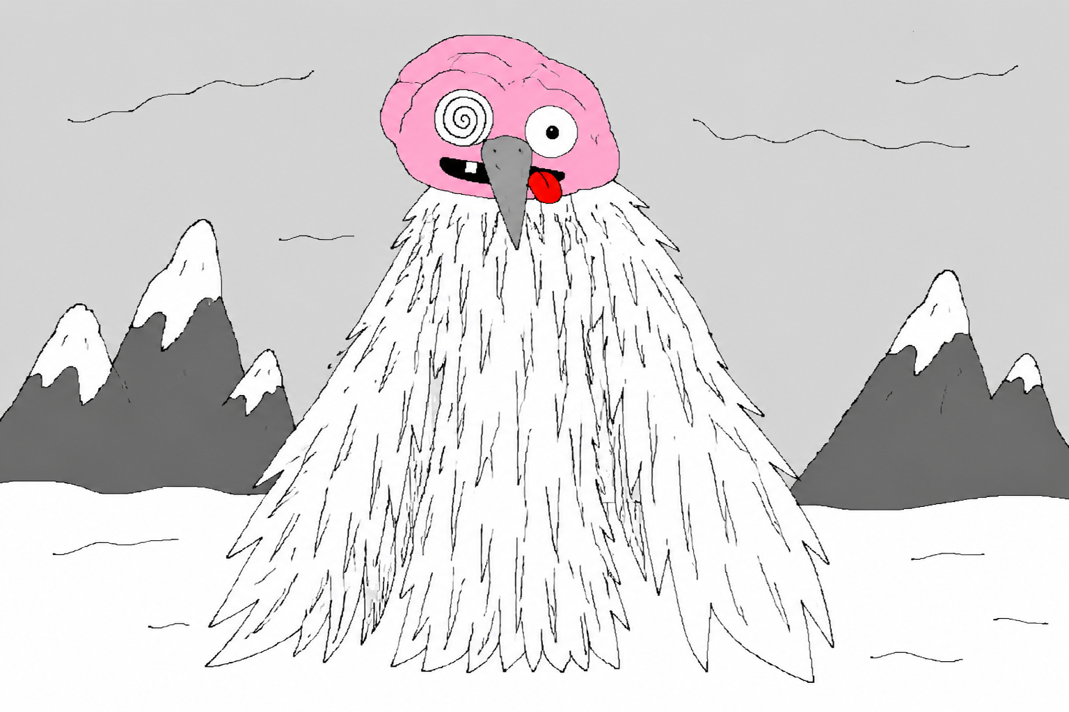 the signal comes from the mountain