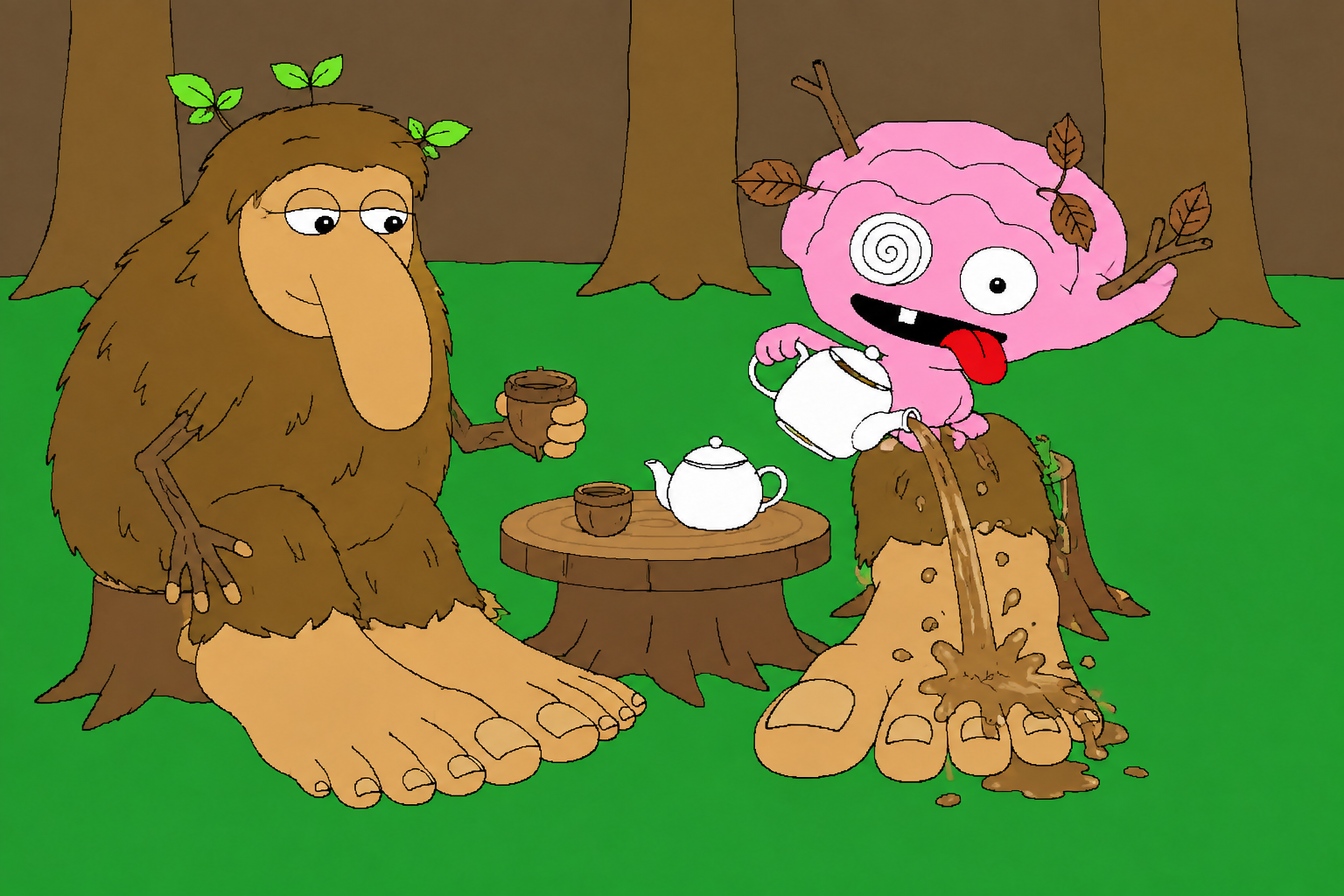 tea with the forest man